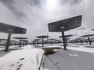 Linear Actuator U23D Support the Construction of a 100MW Tower-Type CSP Plant