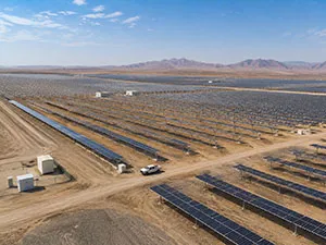 Industrial Linear Actuator Application in Saudi Arabia Solar Tracking Project